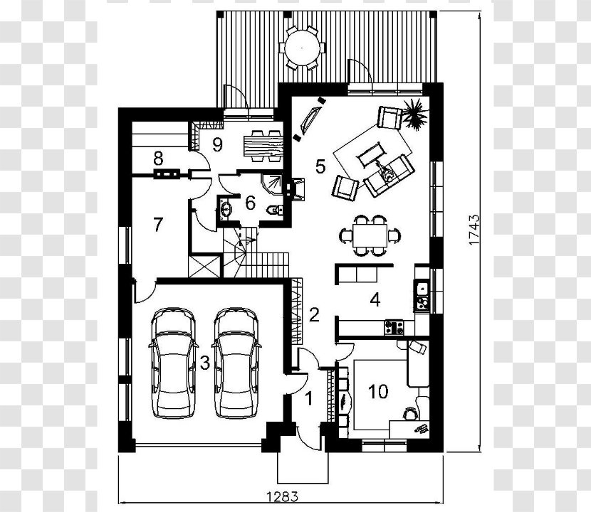 Floor Plan Storey House - Schematic Transparent PNG