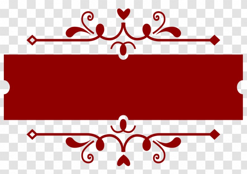 Wedding Clip Art Sticker Logo - Red Transparent PNG