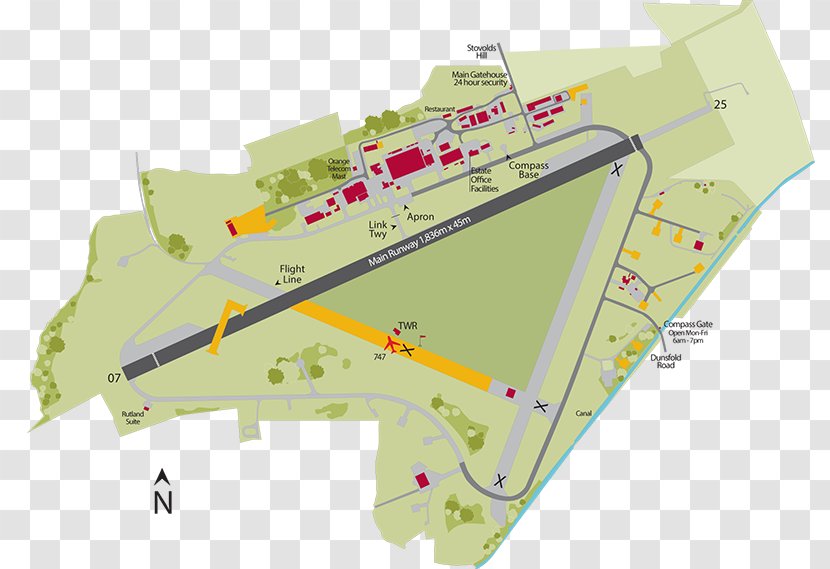 Dunsfold Aerodrome Plan Map Top Gear Test Track - Airport Apron - G4s Aviation Services Uk Ltd Transparent PNG