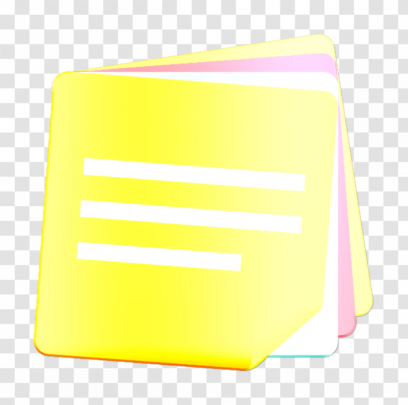Notes Icon Paper Icon Stationery Icon Transparent PNG