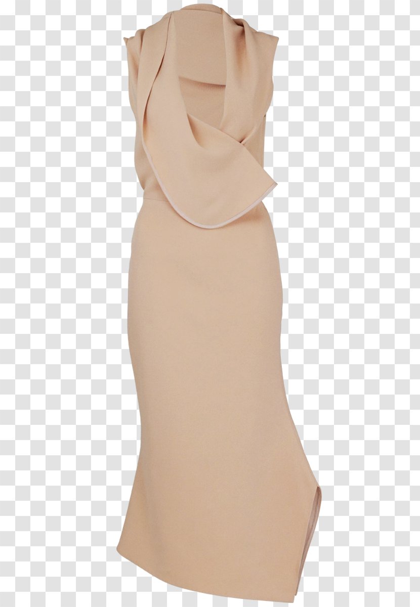 Shoulder Silk Dress Peach - Day Transparent PNG