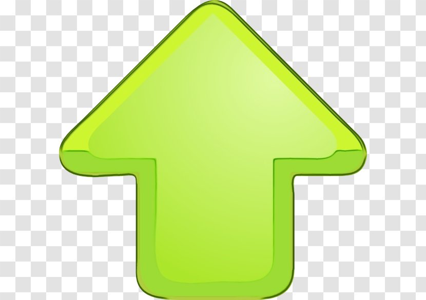 Green Clip Art Sign Symbol Signage - Triangle Transparent PNG