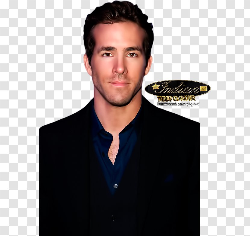 Chin Tuxedo M. Face - Ryan Reynolds Transparent PNG