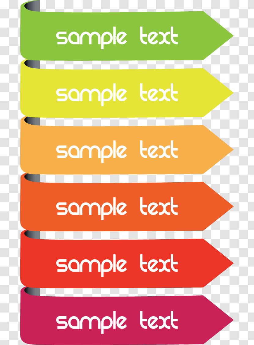 Arrow Text Box Icon - Knowledge Management System - Colored Arrows Transparent PNG