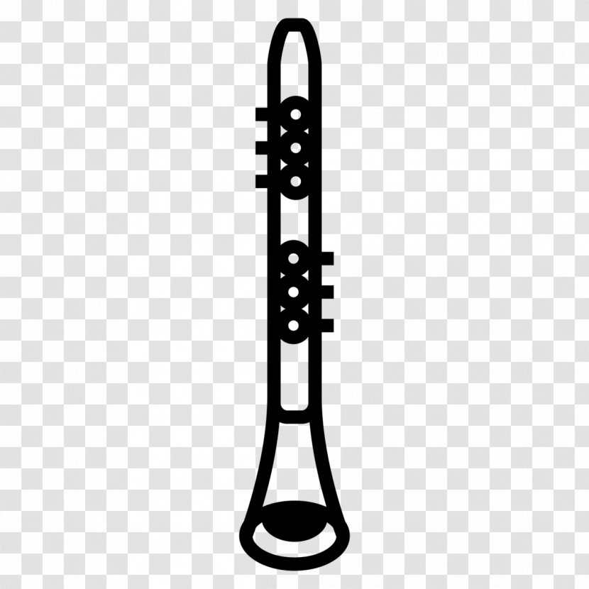 Line Font - Black - Clarinet Transparent PNG