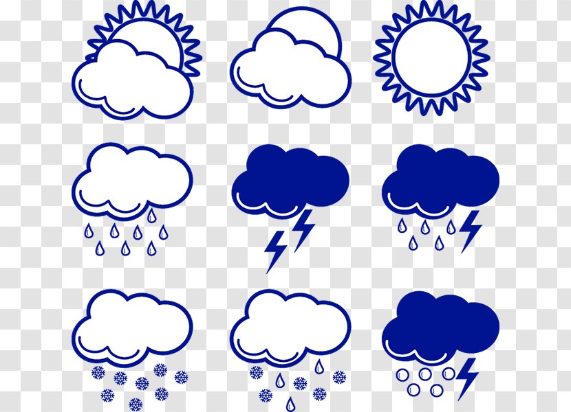 Weather Forecasting Rain Icon - Snow - Hand-drawn Elements Of Transparent PNG