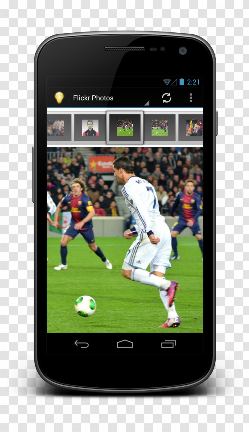 Smartphone Cellular Network Football Multimedia - Gadget Transparent PNG