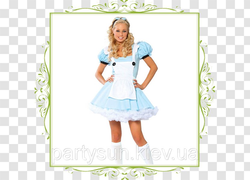 Alice's Adventures In Wonderland Queen Of Hearts Mad Hatter Costume - White - Woman Transparent PNG