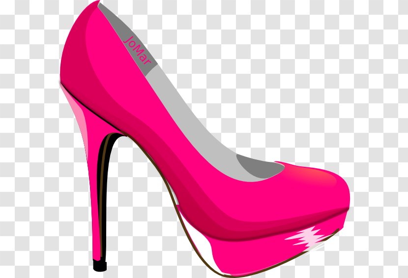 High-heeled Footwear Fashion Shoe Clip Art - Basic Pump - Heels Transparent PNG