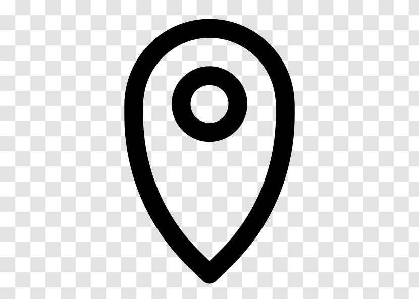 Google Maps Location Clip Art - Black And White - Map Transparent PNG
