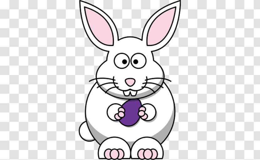 Easter Bunny Hare Domestic Rabbit Transparent PNG