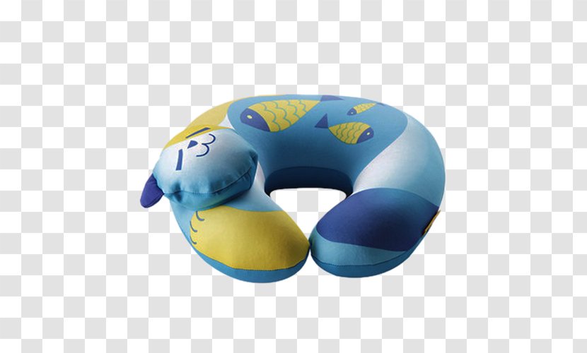 Sky Blue Yellow - Goggles - And Cartoon U-pillow Transparent PNG