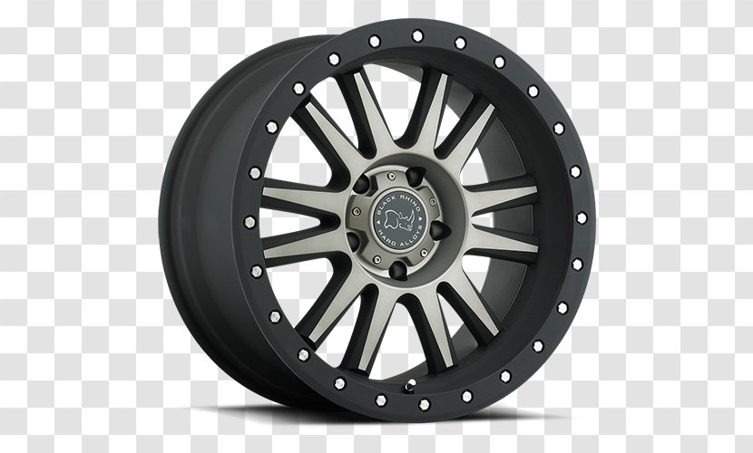 Jeep Comanche Black Rhinoceros Wheel - Rim - CAR WHEELS Transparent PNG