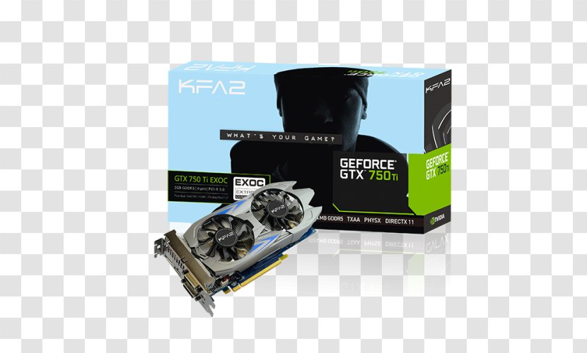 Graphics Cards & Video Adapters NVIDIA GeForce GTX 750 Ti GALAXY Technology GDDR5 SDRAM - Geforce Transparent PNG