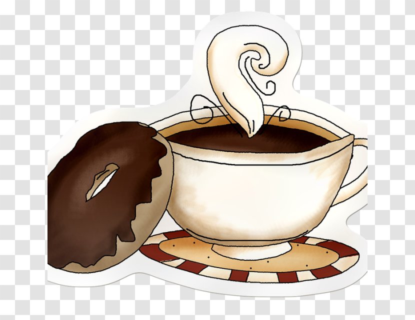 Coffee And Doughnuts Donuts Cafe Cup Transparent PNG