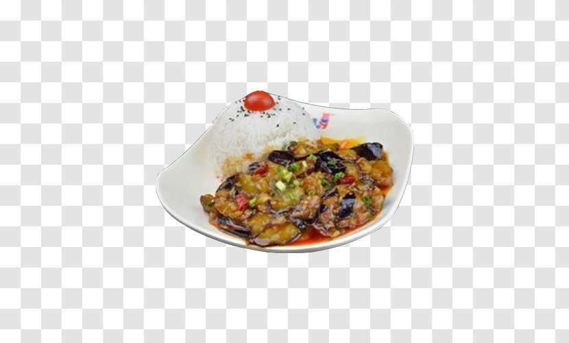 Fried Rice Scrambled Eggs Chinese Cuisine Pepper Steak Congee - Eggplant Transparent PNG