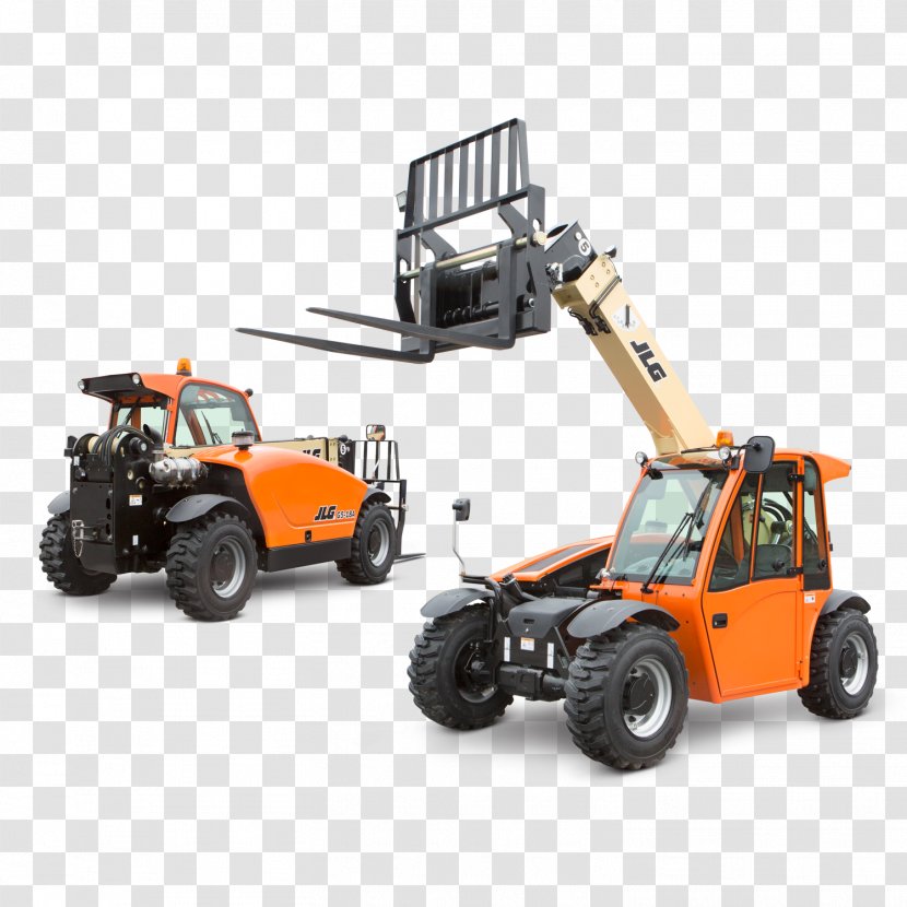 Telescopic Handler JLG Industries Aerial Work Platform Forklift Heavy Machinery - Motor Vehicle - Model Car Transparent PNG