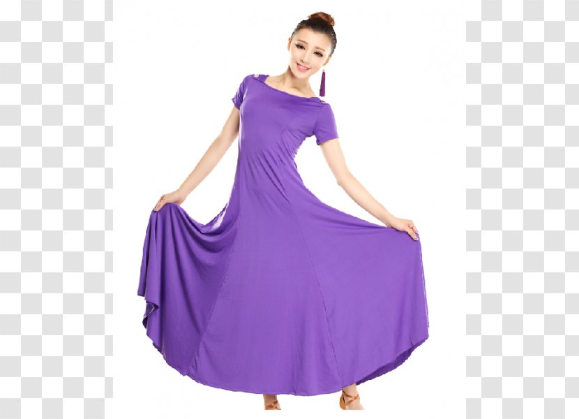 Dress Sleeve Clothing Skirt Ballroom Dance - Backless Transparent PNG