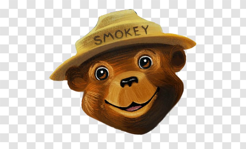 Smokey Bear And The Campfire Kids Wildfire - Heart Transparent PNG