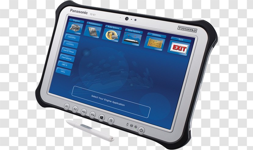 Laptop Microsoft Tablet PC Handheld Devices Panasonic Toughpad Toughbook - Mobile Device Transparent PNG