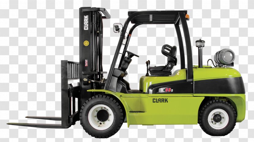 Forklift Clark Material Handling Company The Linde Group Heavy Machinery - Vehicle Transparent PNG