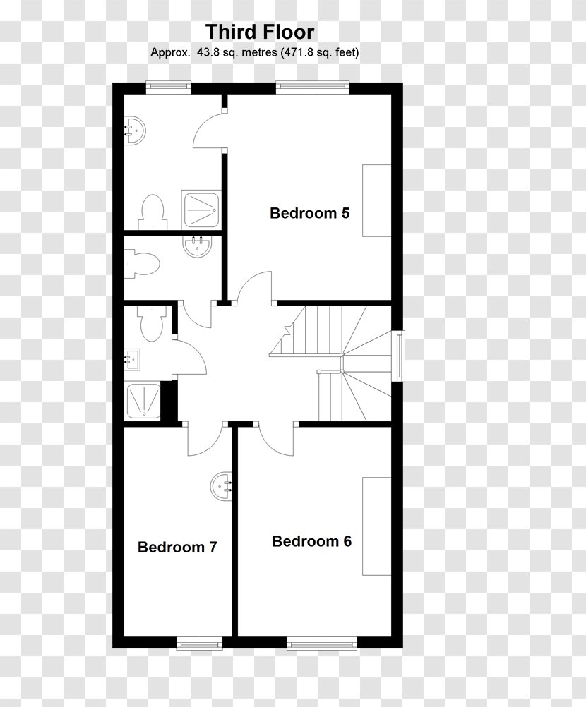 Apartment Grand Forks Storey House Bedroom - Schematic Transparent PNG