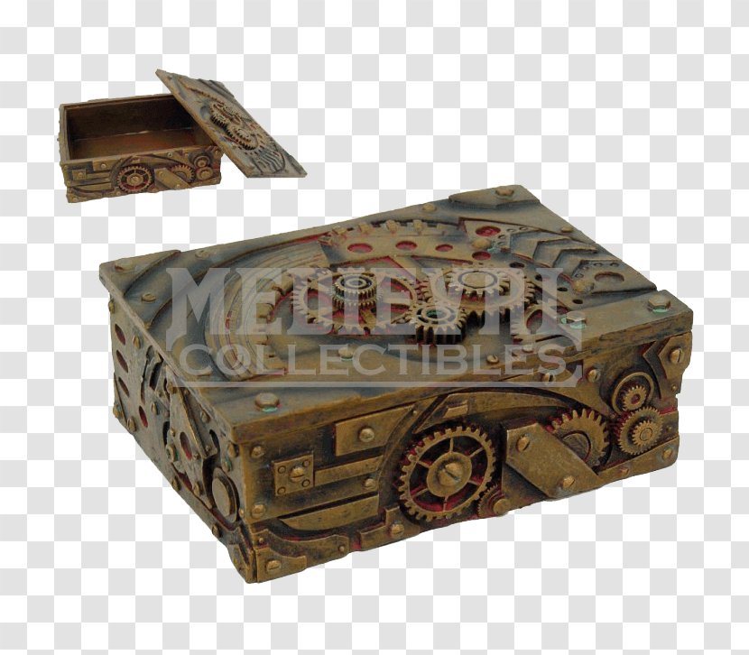 The Steampunk Tarot Decorative Box Casket - Silhouette Transparent PNG