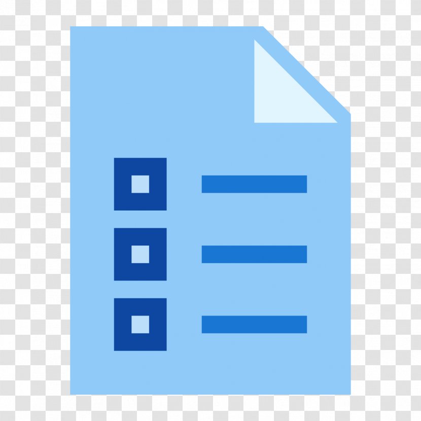 Font - Blue - Briefing Icon Transparent PNG