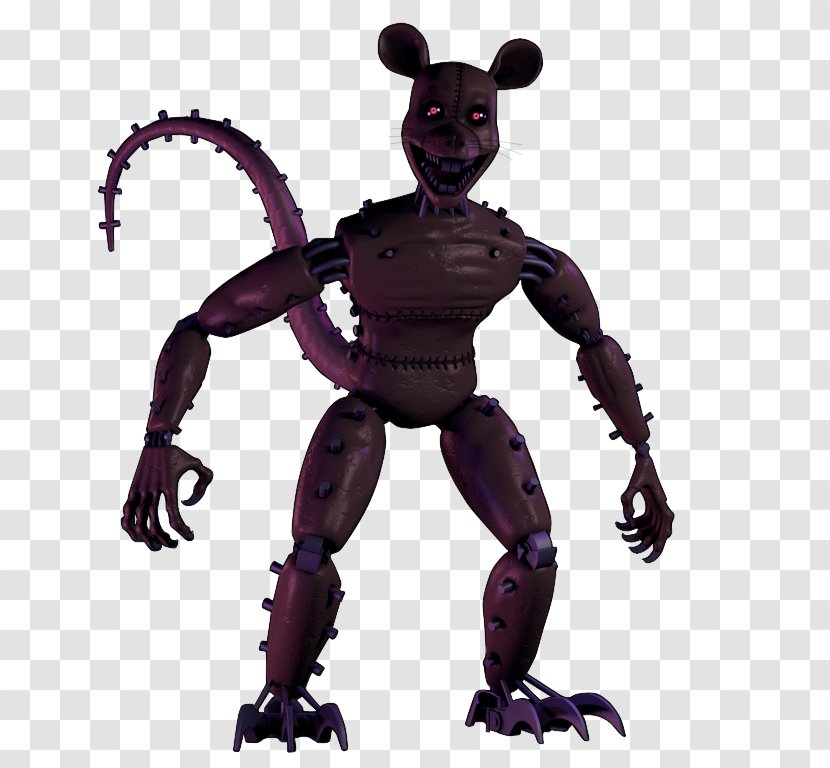 Five Nights At Freddy's 4 3 2 Freddy's: Sister Location - Figurine - Rat Transparent PNG