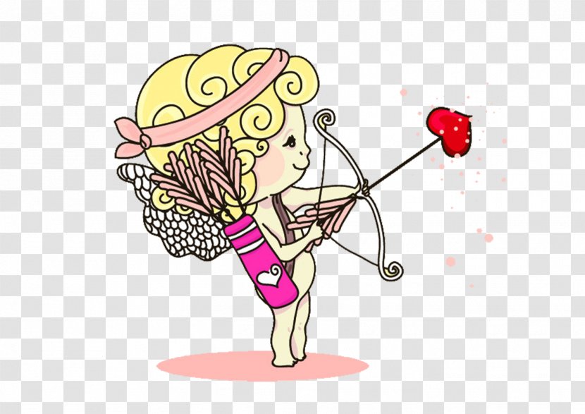 Cupid Love - Watercolor - Arrow Transparent PNG
