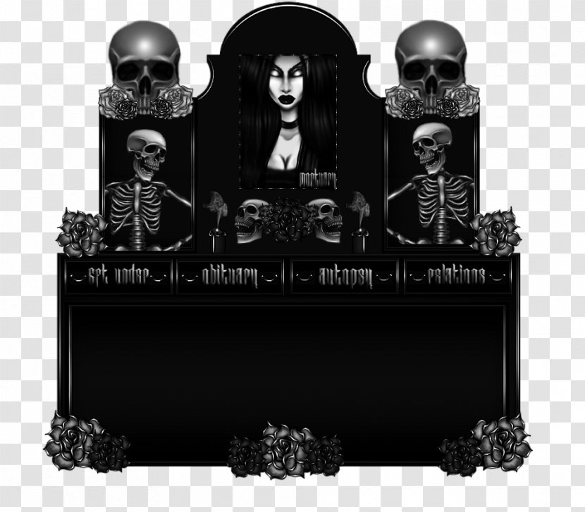IMVU Avatar Morgue Page Layout Ranking - Black And White Transparent PNG