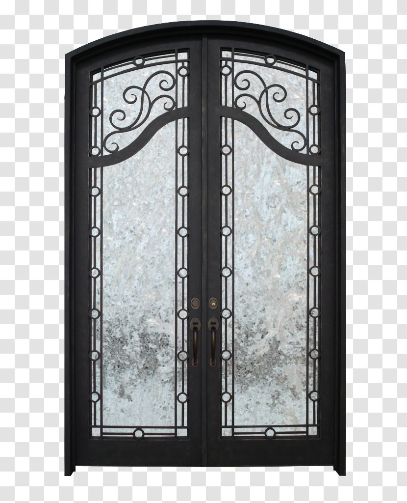 Window Wrought Iron Door Grillwork - Wood Stain Transparent PNG