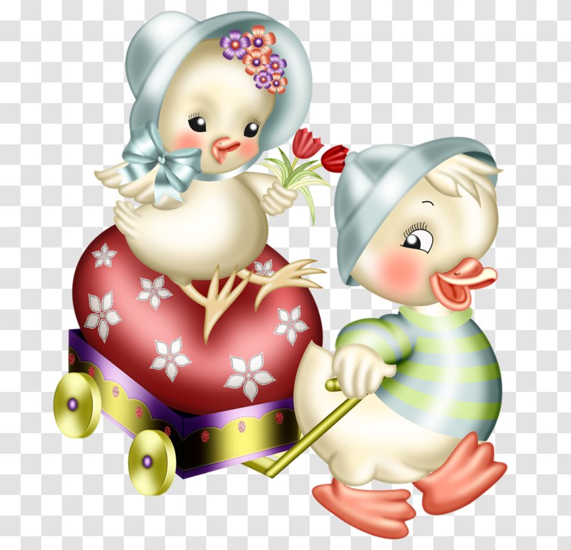 Easter Bunny Chicken Clip Art - Holiday - Cartoon Chick Transparent PNG