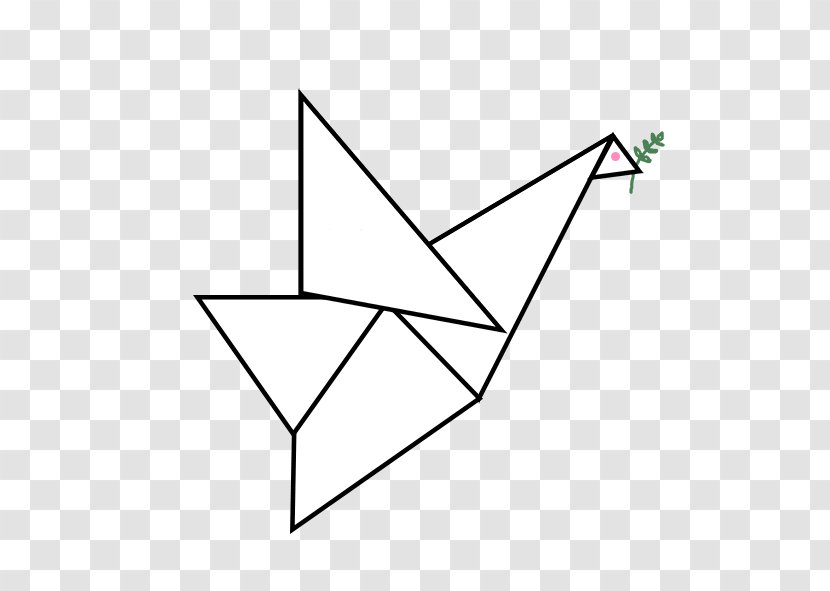 Triangle Paper Diagram Design - Wing Transparent PNG