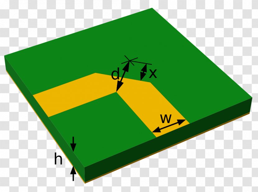 Microstrip Printed Circuit Board Transmission Line Electrical Network Electronic - Bend Transparent PNG