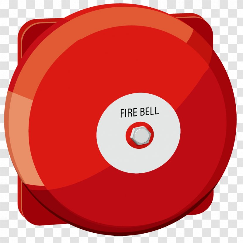 Firefighting Button Firefighter - Red - Vector Alarm Transparent PNG
