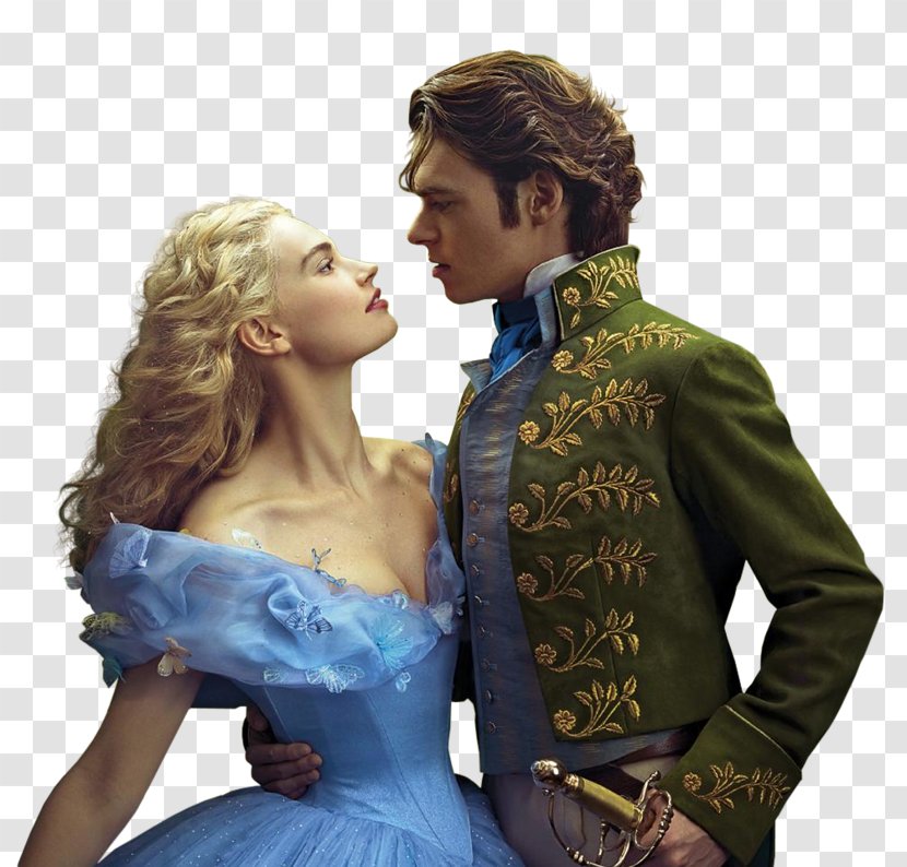 Richard Madden Cinderella II: Dreams Come True Lily James Film - Poster - Cindrella Transparent PNG
