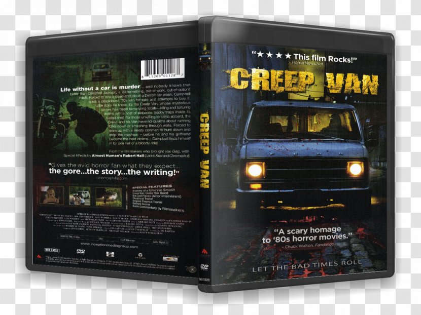Film DVD Car Horror IMDb - Creep 2 Transparent PNG