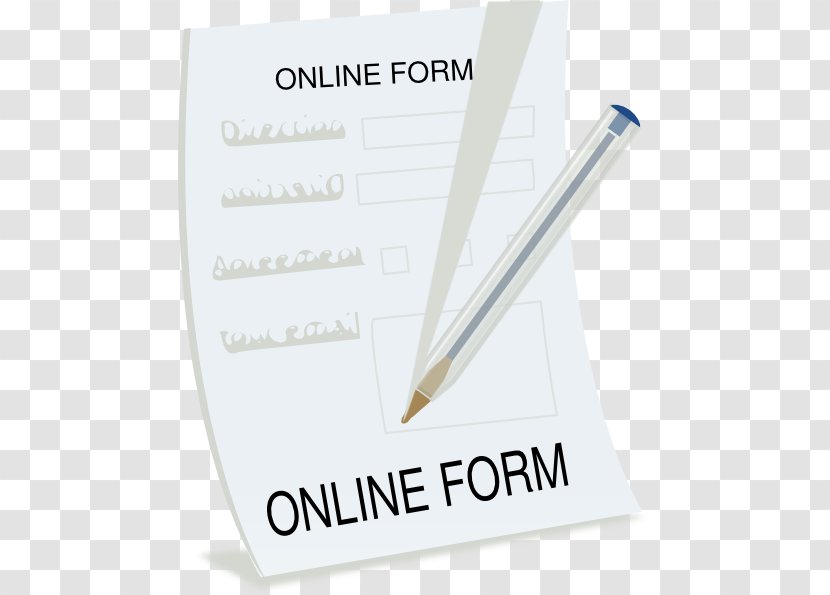 Form Application For Employment Clip Art - Cliparts Transparent PNG