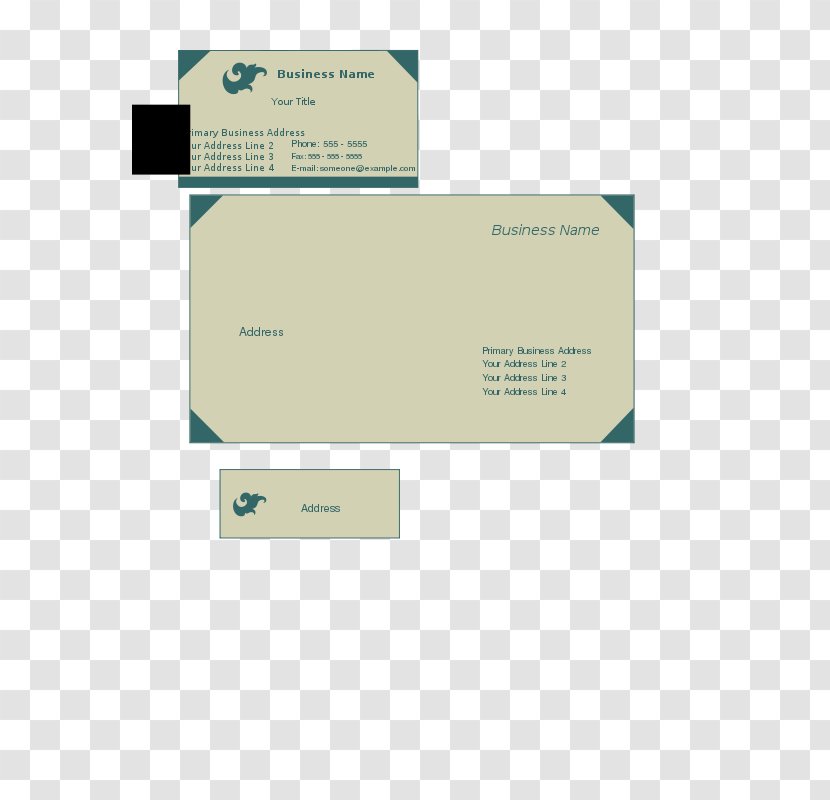 Paper Envelope Template Business Cards Stationery - Office Depot - Corporate Letterhead Transparent PNG