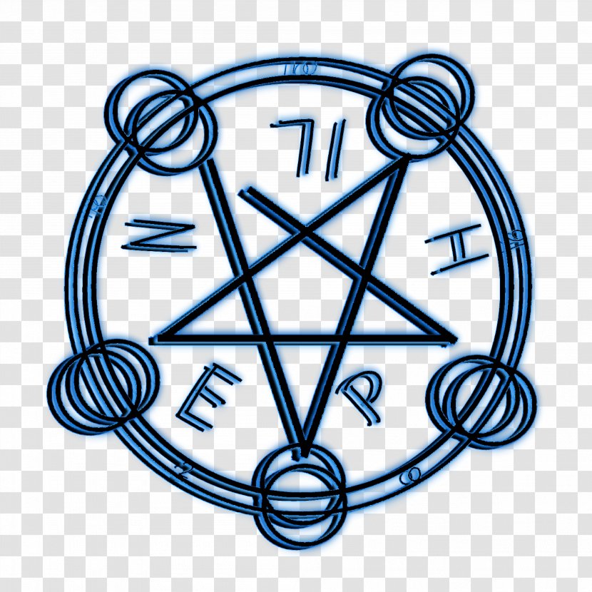 Pentagram Pentacle Wicca Magic Circle Altar - Theistic Satanism Transparent PNG