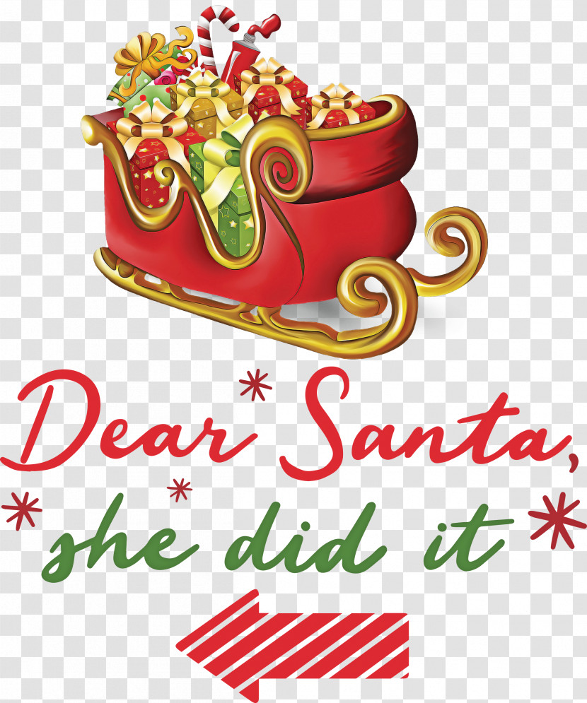 Dear Santa Santa Claus Christmas Transparent PNG