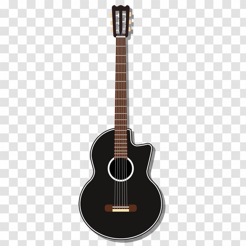 Gibson Les Paul Custom Acoustic-electric Guitar - Watercolor - Black Transparent PNG