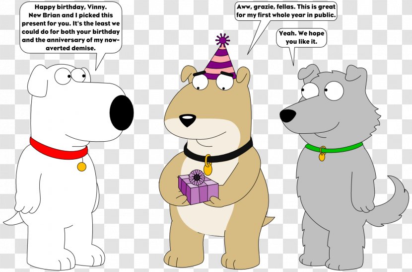 Brian Griffin Art Dog Life Of - Flower - Happybirthday Boy Transparent PNG