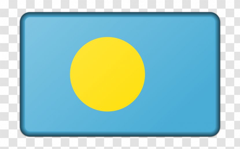 Flag Of Palau - Rectangle Transparent PNG