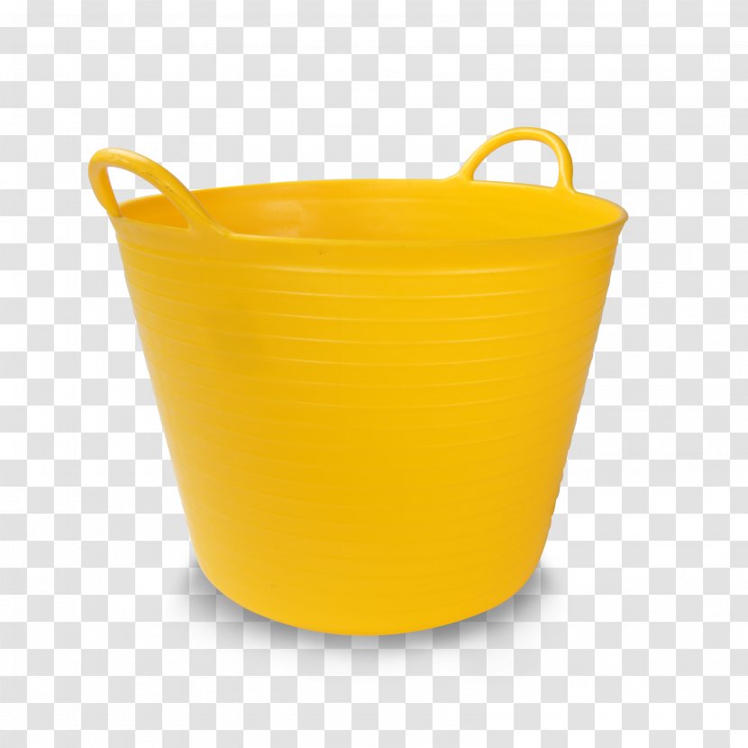 Plastic Bucket Yellow Tool Material - Tote Bag Transparent PNG