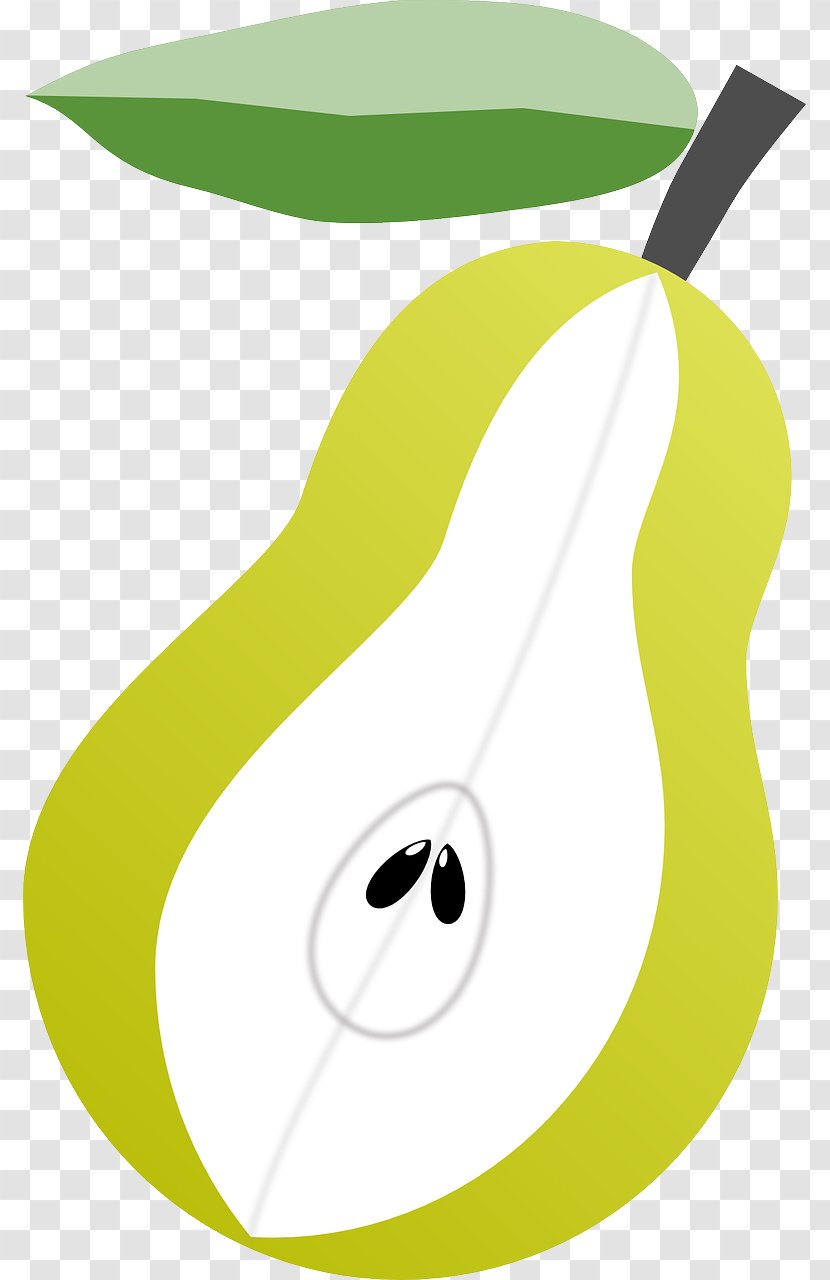 Pear Fruit Clip Art - Scalable Vector Graphics - Green Transparent PNG