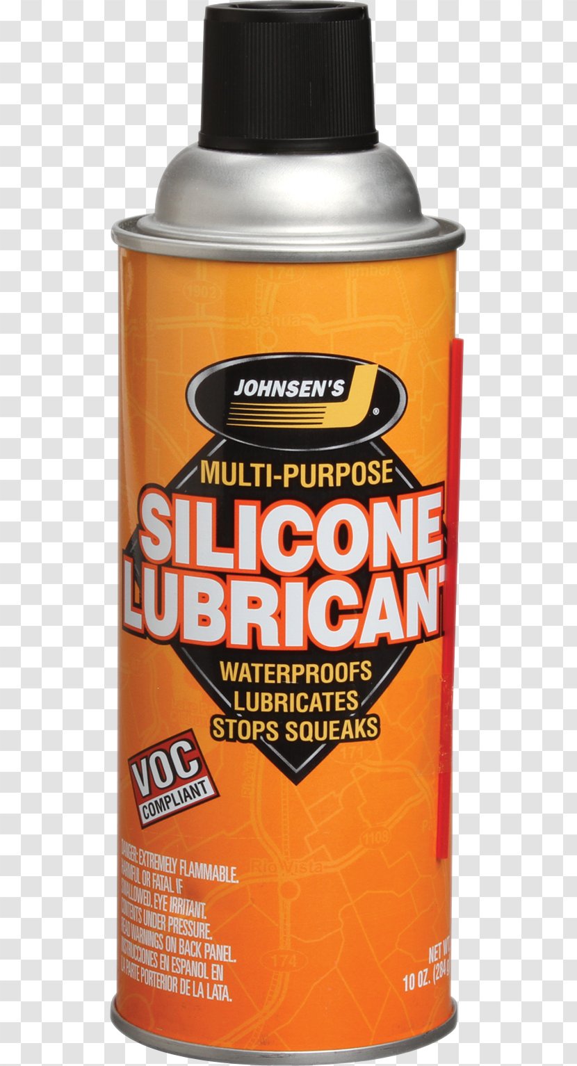 Lubricant Silicone Aerosol Spray Penetrating Oil Lubrication - Nozzle Transparent PNG