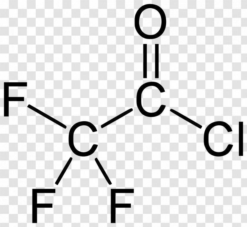 Chemical Formula Structural Compound Acetone Molecule - Molecular - Acetyl Chloride Transparent PNG