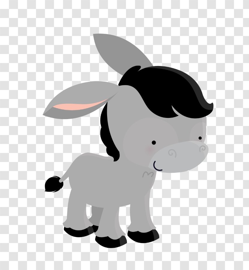 Donkey Clip Art - Fictional Character Transparent PNG